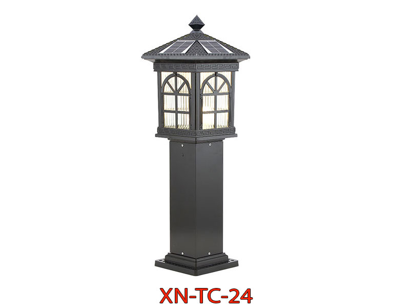 Đèn trụ công viên, sân vườn năng lượng mặt trời Xenon XN-TC24